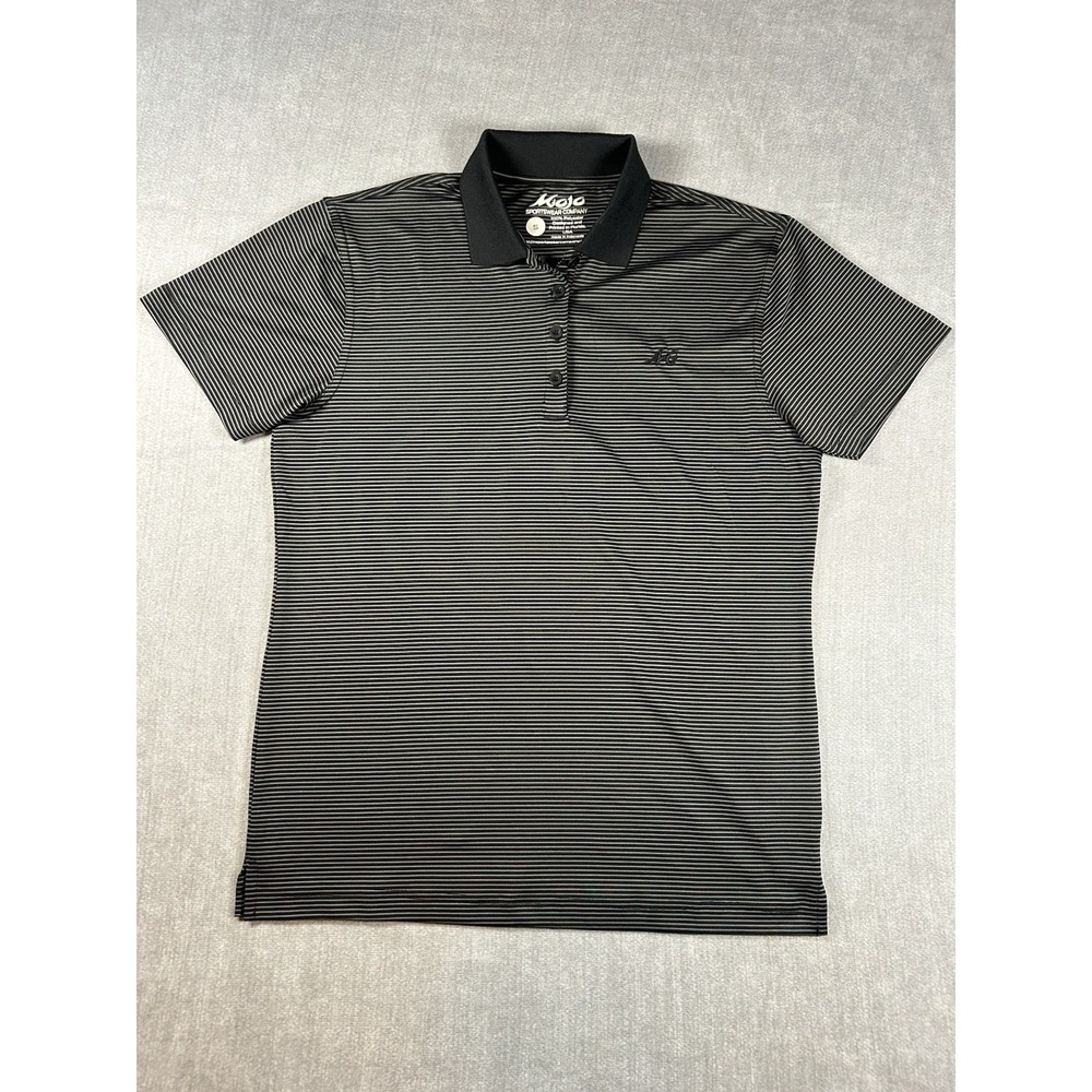 Mojo Sportswear Company Ladies Striped Polo Shirt Size Small